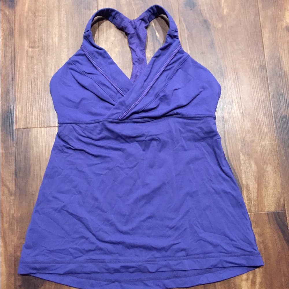 Lululemon purple tank size 4